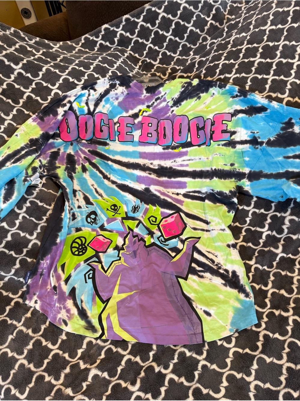 Oogie Boogie Spirit Jersey Adults The Nightmare Before Christmas glow & the dark
